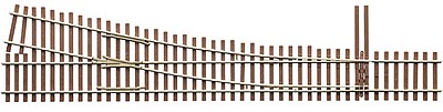 Micro Engineering 14711 HO Scale Code 83 Ladder Track System Turnout -- #5a Right Hand Standard