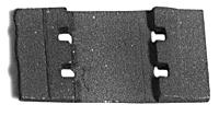 Micro Engineering 27101 G Scale Code 332 Tie Plates -- pkg(100)