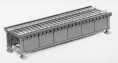 Micro Engineering 75502 HO Scale Deck-Girder Bridge w/Open Deck -- Kit - 30' Scale Feet Long (Actual: 4-1/8 x 1-3/8" 10.5 x 3.5cm)