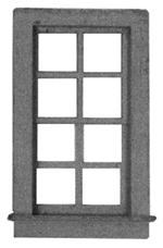 Micro Engineering 80068 HO Scale Windows -- 2-Pane, 28 x 64" pkg(8)