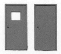 Micro Engineering 80162 HO Scale Doors pkg(4) -- Warehouse Personnel