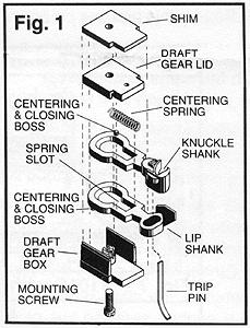 Micro Trains Line 102000 N Scale Body Mount Couplers Kit (1015/1016) 3 Pairs -- Wide Angle Short Shank (.312")