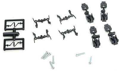 Micro Trains Line 102301 N Scale True-Scale Coupler -- Long Shank pkg(4) (black)