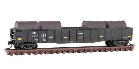 Micro Trains Line 10500362 N Scale 50' 15-Panel Fixed-End Gondola with Scrap Metal Load - Ready to Run -- Southern Pacific 323211 (Boxcar Red, Sans Serif Lettering)