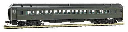 Micro Trains Line 14500001 N Scale Pullman Heavyweight B&O Plan #2882-B Paired-Window Coach - Kit -- Painted, Unlettered (Pullman Green, black)