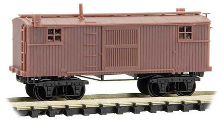 Micro Trains Line 15200000 N Scale Civil War Era 26' Wood Caboose (Conductor Car) - Ready to Run -- Undecorated