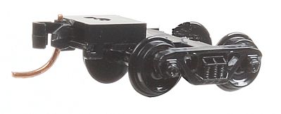 Micro Trains Line 302042 N Scale Barber Roller-Bearing Trucks -- With Medium Extended Couplers 1 Pair