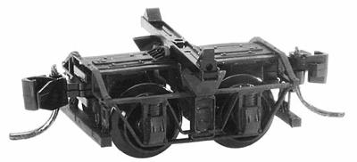 Micro Trains Line 302171 N Scale Freight Car Trucks 1 Pair -- Disconnect Log Car w/Short Extended Couplers