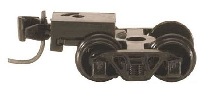 Micro Trains Line 410011 Z Scale Andrews Trucks -- With Short Extended Couplers (Black) 10 Pairs