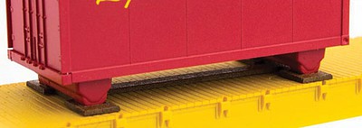 Micro Trains Line 49990980 N Scale Modern Wagon Wheel Chocks -- pkg(24)