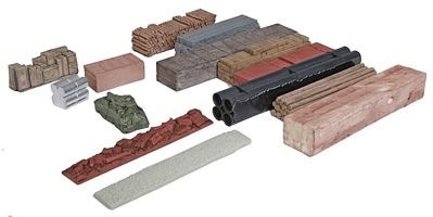 Micro Trains Line 79943992 Z Scale Mixed Freight Car Load Variety Pack -- 12 Loads, Unpainted