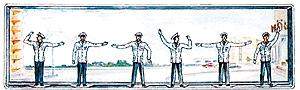 Merten 2252 HO Scale Emergency Workers -- Traffic Policemen