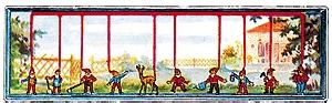 Merten 2303 HO Scale Animals -- Deer w/Elves