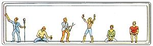 Merten 2510 HO Scale People -- Gardeners