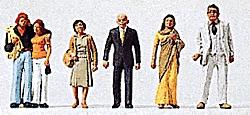 Merten 2523 HO Scale Travelers -- Foreign Travelers