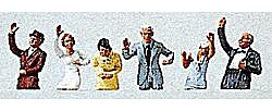 Merten 2525 HO Scale Passengers -- Standing, Waving (Partial Figures for Interior Detailing)