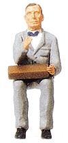 Merten 3 G Scale Seated People -- Man w/Brief Case