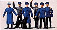 Merten 5000 HO Scale Economy Figure Set -- Railroad Personnel Set #2