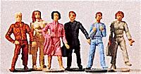 Merten 5001 HO Scale Economy Figure Set -- Travelers