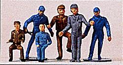 Merten 5009 HO Scale Economy Figure Set -- Truck Drivers