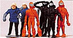 Merten 5012 HO Scale Economy Figure Set -- Fire Rescue/Dive Crew