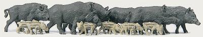 Merten 5028 HO Scale Animals -- Wild Boars