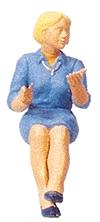Merten 6 G Scale Seated People -- Woman Clapping