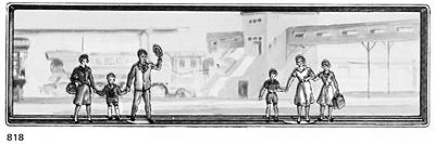 Merten 7818 Z Scale Pedestrians -- Passengers In Groups