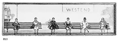 Merten 7853 Z Scale Pedestrians -- Women Passengers Seated