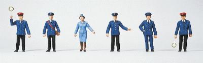 Merten 908 HO Scale Railroad Personnel -- Set #1 pkg(6)