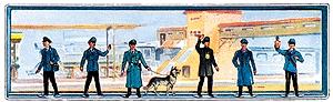 Merten 914 HO Scale Railroad Personnel -- Set #2 pkg(6)