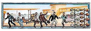 Merten 976 HO Scale Travelers -- Running Men