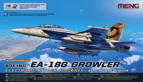 Meng Model Kits LS14 1/48 EA18G Growler Electronic Attack Aircraft