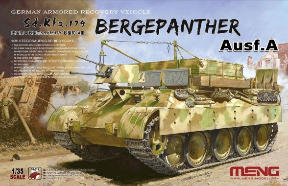 Meng Model Kits SS15 1/35 SdKfz 179 Bergepanther Ausf A German Armored Recovery Vehicle