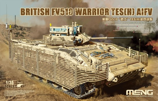 Meng Model Kits SS17 1/35 British FV510 Warrior TES(H) (AIFV) Armored Infantry Fighting Vehicle