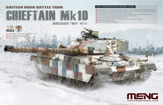 Meng Model Kits TS51 1/35 Chieftain Mk 10 British Main Battle Tank