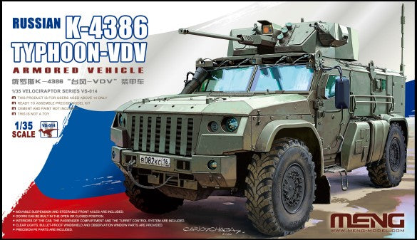 Meng Model Kits VS14 1/35 Russian K4386 Typhoon-VDV Armored Vehicle