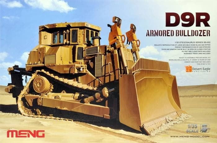 Meng Model Kits SS2 1/35 D9R Israeli Armored Bulldozer