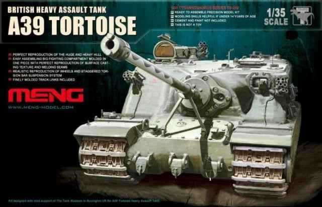 Meng Model Kits TS2 1/35 A39 Tortoise British Heavy Assault Tank