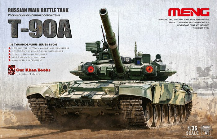 Meng Model Kits TS6 1/35 T90A Russian Main Battle Tank
