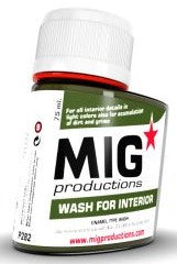 Mig Productions P282 Enamel Wash for Interior 75ml Bottle (D)