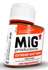 Mig Productions P307 Enamel Extreme Rust Wash 75ml Bottle (D)