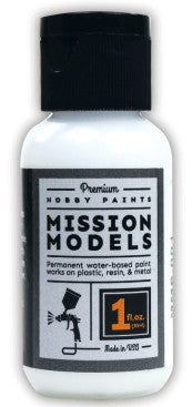 Mission Models Paints 1 1oz Bottle White Acrylic Paint (6/Bx)