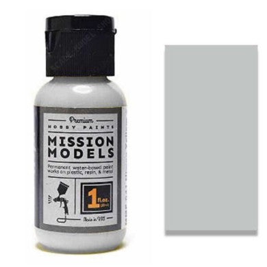 Mission Models Paints M6 1oz Bottle Metallic Silver Acrylic Paint  (6/Bx)
