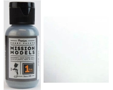 Mission Models Paints M9 1oz Bottle Metallic RAF High Speed Silver Acrylic Paint  (6/Bx)