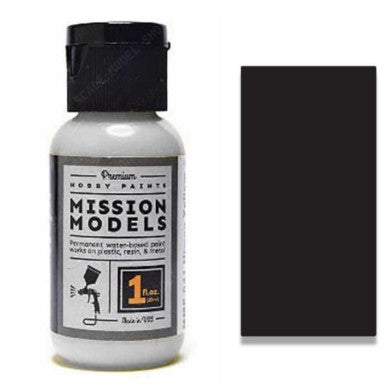 Mission Models Paints S1 1oz Bottle Black Acrylic Primer (6/Bx)