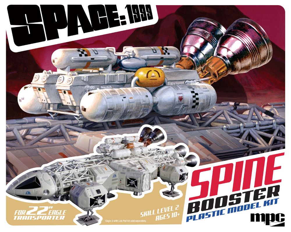 Polar Lights MKA43 1/48 Space 1999: Eagle II Transporter Booster Pack Accessory Set for MPC