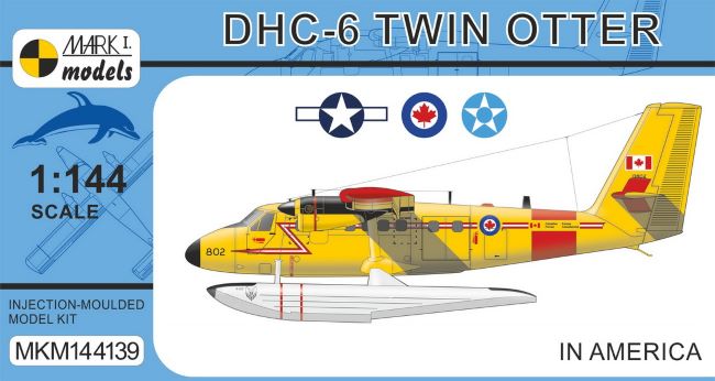 Mark I Models 144139 1/144 DHC6 Twin Otter in America Aircraft