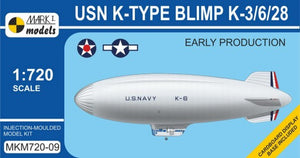 Mark I Models 72009 1/720 USN K-Type K3/6/28 Early Production Blimp