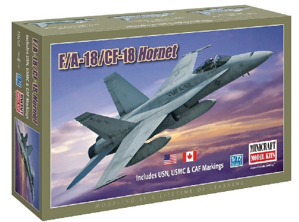 Minicraft 11652 1/72 F/A18CF18 Hornet USN Fighter